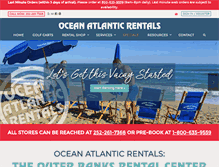 Tablet Screenshot of oceanatlanticrentals.com